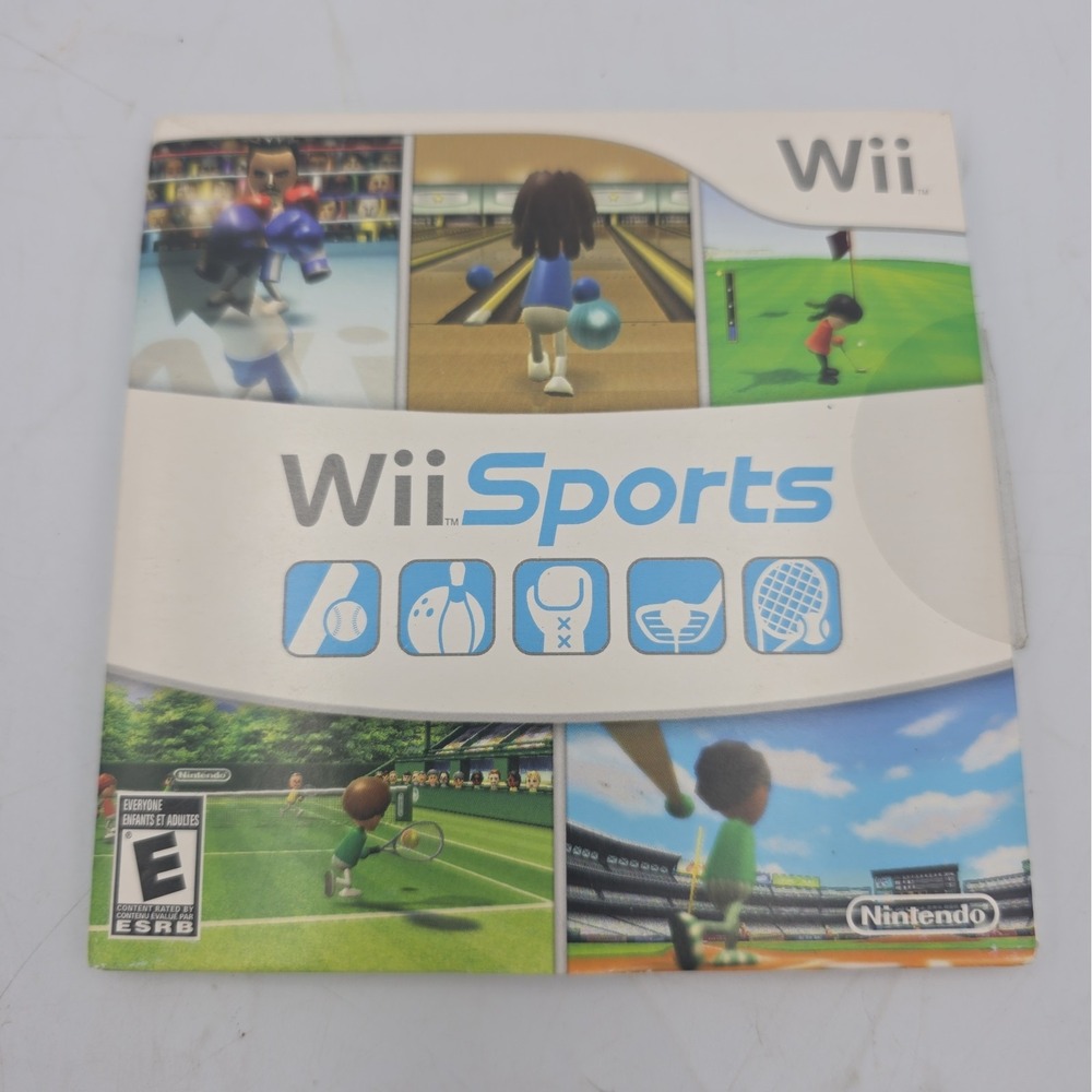 Wii Sports - Original Nintendo Wii game, CIB w/Manual
